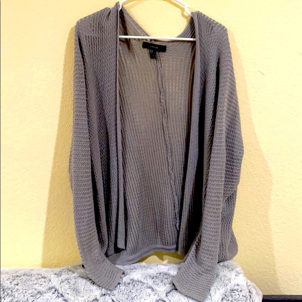 Gray Cardigan